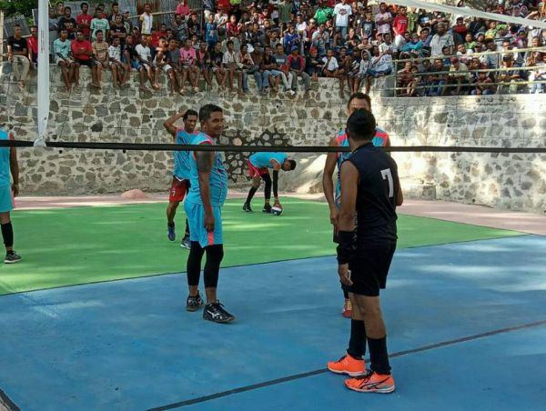 Singkirkan Tim CWC, Tim KTRGM Mbuli Tatap Final Turnamen Voli Desa ...